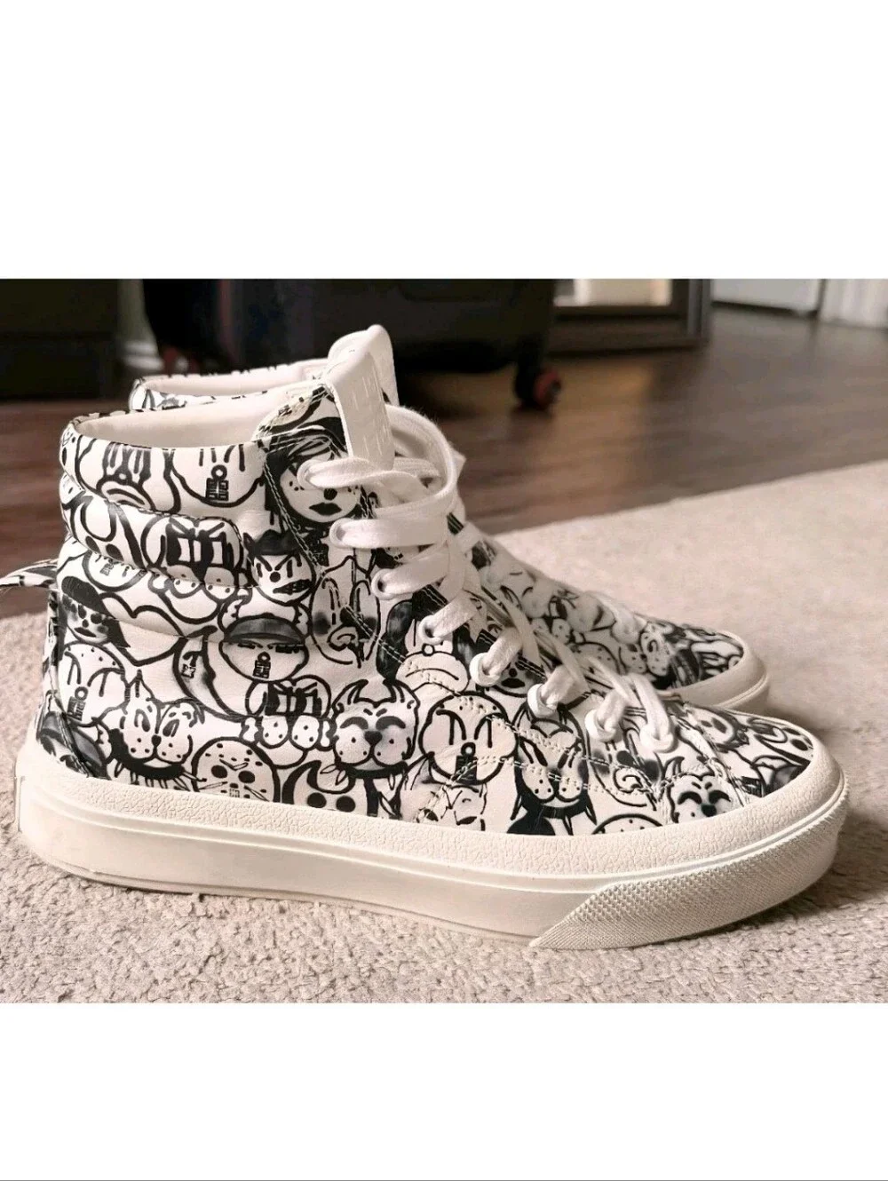 Givenchy X Chito Mens High Too 4G White Sneakers Size 8 US (41 EU)